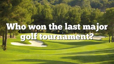 Who won the last major golf tournament?