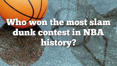 Who won the most slam dunk contest in NBA history?