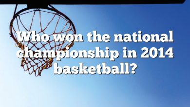 Who won the national championship in 2014 basketball?