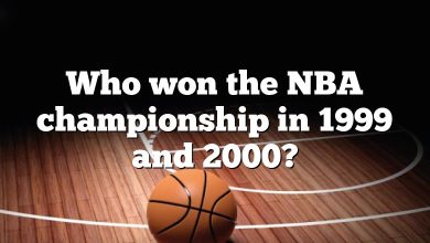 Who won the NBA championship in 1999 and 2000?