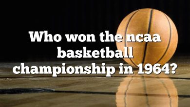 Who won the ncaa basketball championship in 1964?