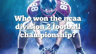 Who won the ncaa division 2 football championship?