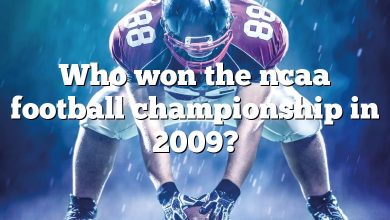 Who won the ncaa football championship in 2009?