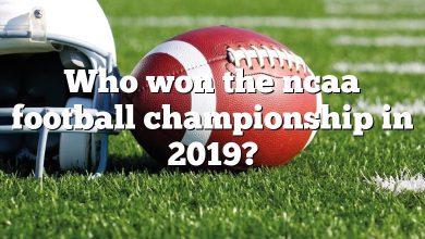 Who won the ncaa football championship in 2019?