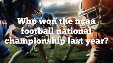 Who won the ncaa football national championship last year?