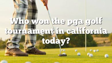 Who won the pga golf tournament in california today?