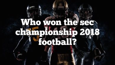 Who won the sec championship 2018 football?