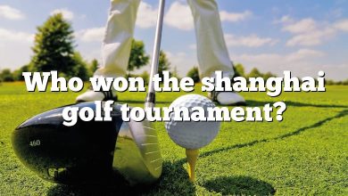 Who won the shanghai golf tournament?