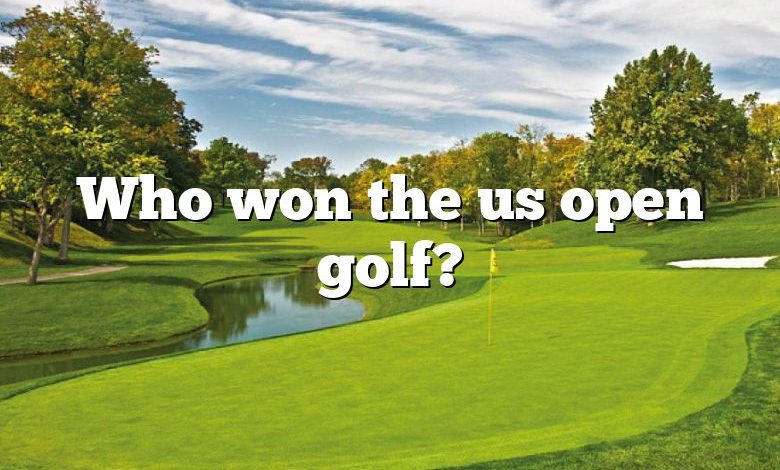 Who won the us open golf?