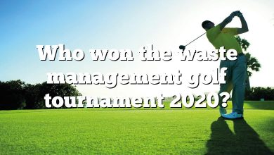 Who won the waste management golf tournament 2020?