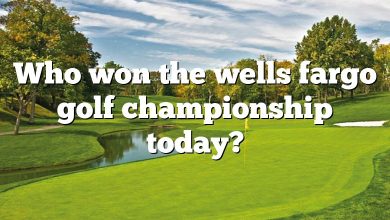 Who won the wells fargo golf championship today?