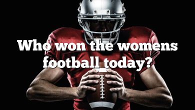 Who won the womens football today?