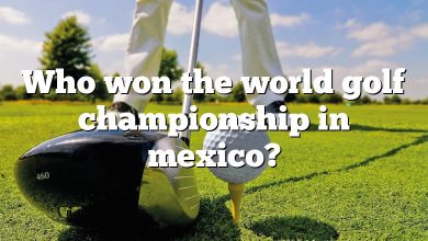 Who won the world golf championship in mexico?