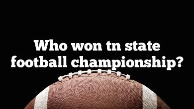 Who won tn state football championship?