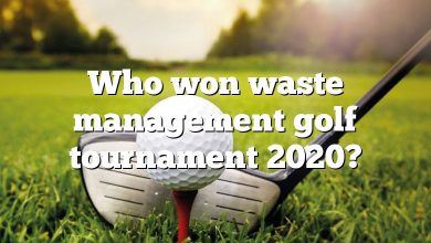 Who won waste management golf tournament 2020?