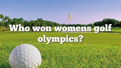 Who won womens golf olympics?