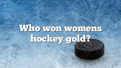 Who won womens hockey gold?