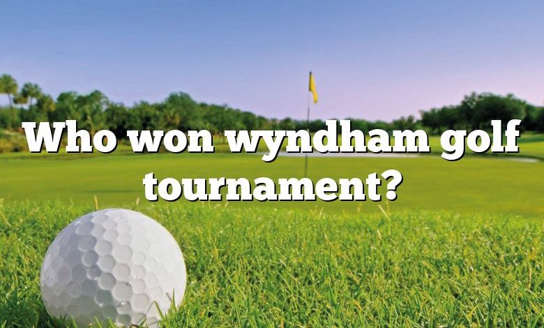 Who won wyndham golf tournament?