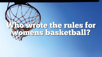 Who wrote the rules for womens basketball?