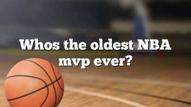 Whos the oldest NBA mvp ever?