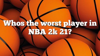 Whos the worst player in NBA 2k 21?