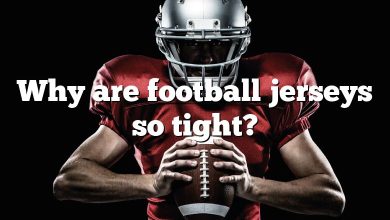 Why are football jerseys so tight?