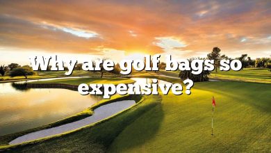 Why are golf bags so expensive?