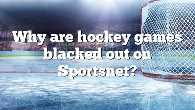 Why are hockey games blacked out on Sportsnet?