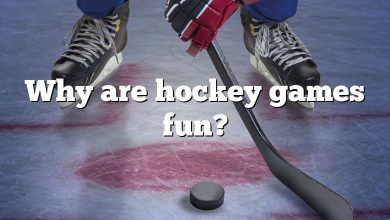 Why are hockey games fun?