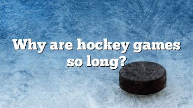 Why are hockey games so long?