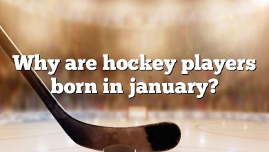 Why are hockey players born in january?