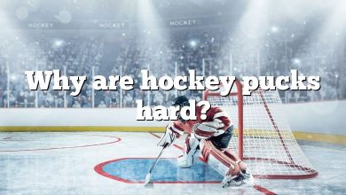 Why are hockey pucks hard?