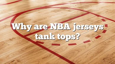 Why are NBA jerseys tank tops?