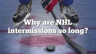 Why are NHL intermissions so long?