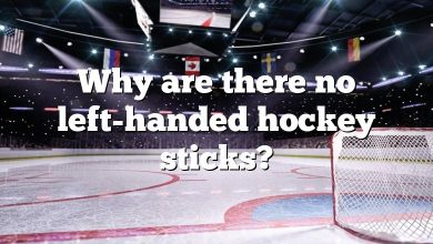 Why are there no left-handed hockey sticks?
