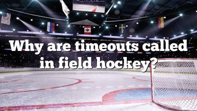 Why are timeouts called in field hockey?