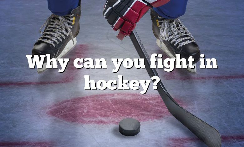 Why can you fight in hockey?