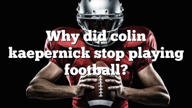 Why did colin kaepernick stop playing football?