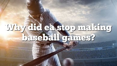 Why did ea stop making baseball games?