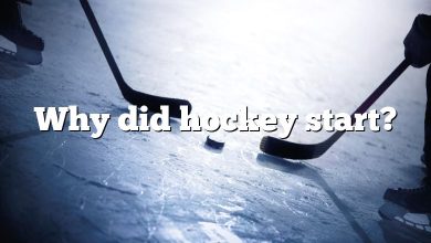 Why did hockey start?