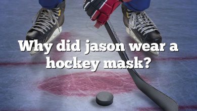 Why did jason wear a hockey mask?