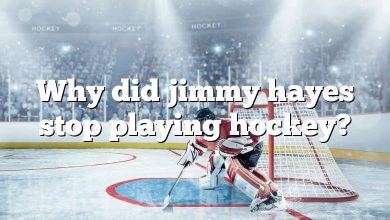 Why did jimmy hayes stop playing hockey?