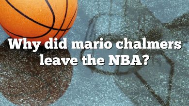 Why did mario chalmers leave the NBA?