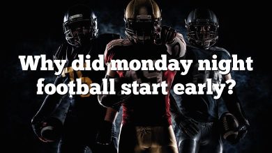 Why did monday night football start early?