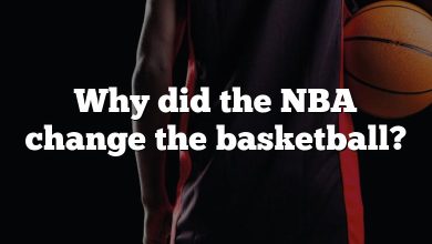 Why did the NBA change the basketball?