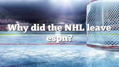 Why did the NHL leave espn?