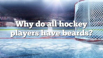 Why do all hockey players have beards?