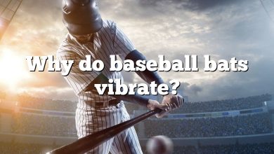 Why do baseball bats vibrate?