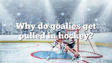 Why do goalies get pulled in hockey?