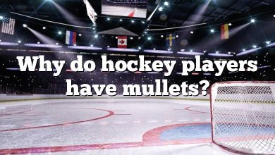 Why do hockey players have mullets?
